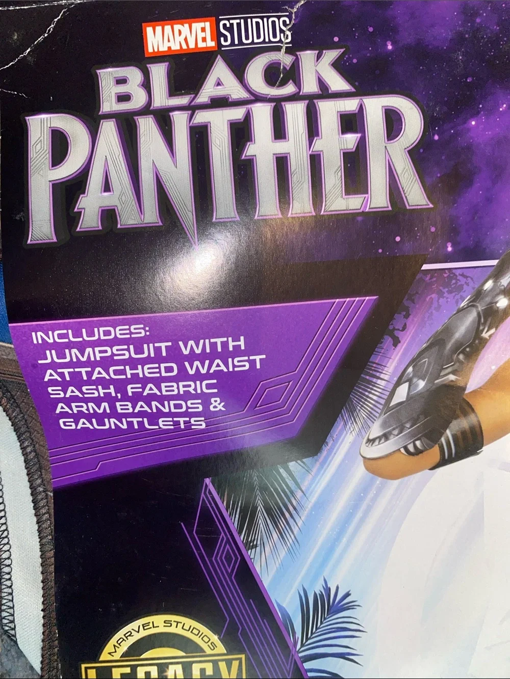 Marvel Black Panther Shuri Costume Purple Gold Black - Picture 3 of 4
